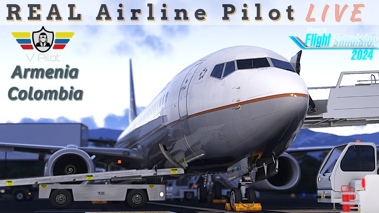 V Pilot Designs | Armenia Colombia | PMDG 737 | Copa OPS | Real Airline Pilot #msfs2024 #boeing #737