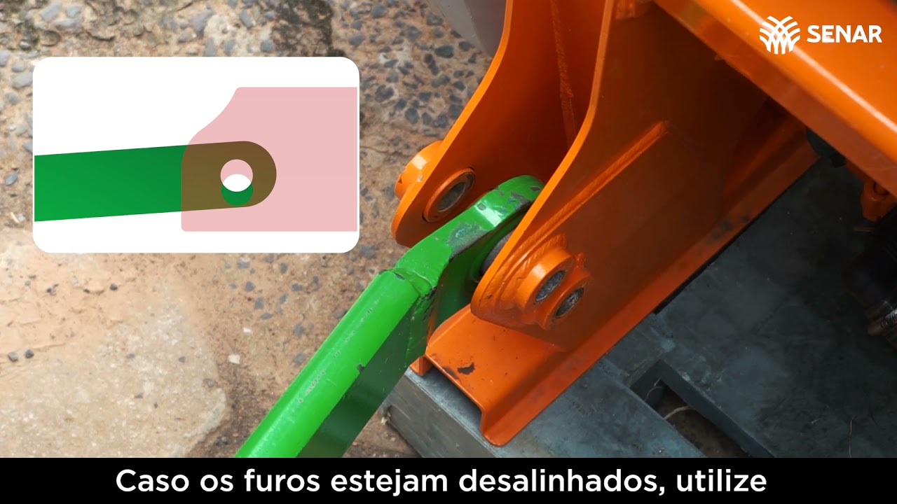 Aprenda a sequência de acoplamento para implemento de três pontos