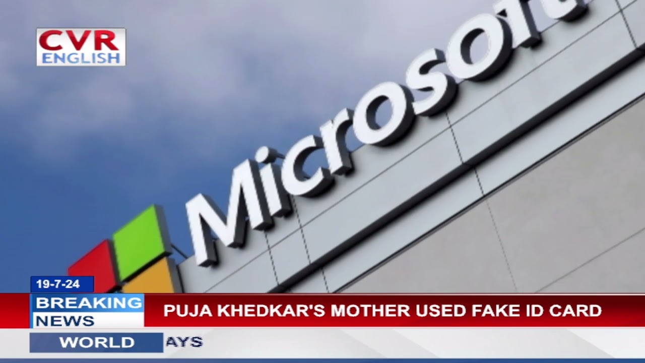 Microsoft Outage Today  | Global Microsoft Outage Affects Multiple Systems | CVR ENGLISH