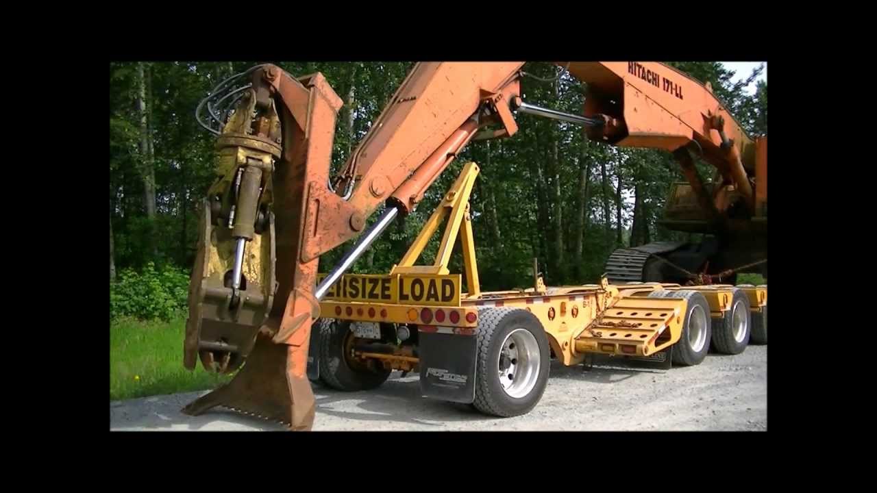Scrap Hitachi UH 171 Log Loader part 2