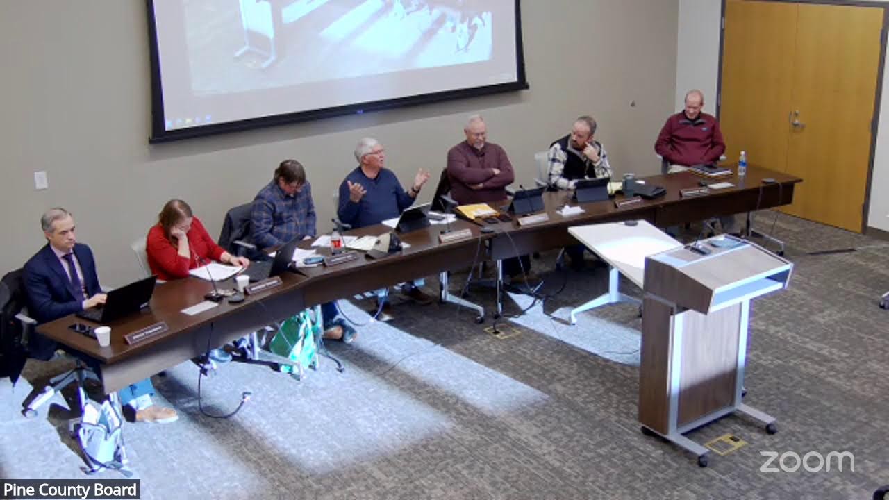 Pine County Board Meeting - Dec 16th, 2025