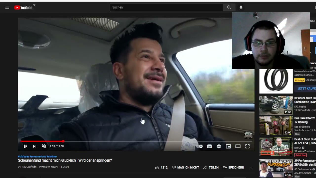 Ds Garage Reagiert auf KFZ Fuzies Scheunenfund