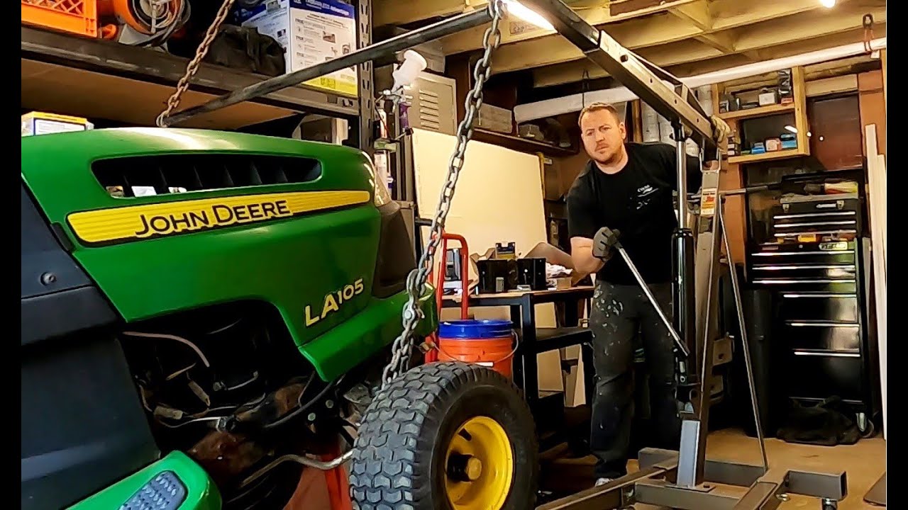 John Deere LA105 Steering Repair