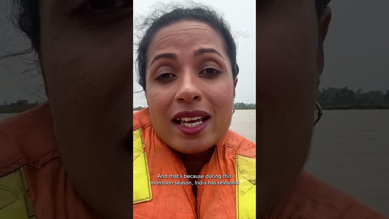 Indian Authorities Release Excess Flood Waters Into Sutlej River #shorts | VOA News