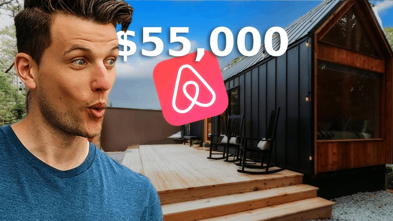 How I Turned My Free Land Into A Tiny Home Airbnb | Building a Tiny Home From Scratch