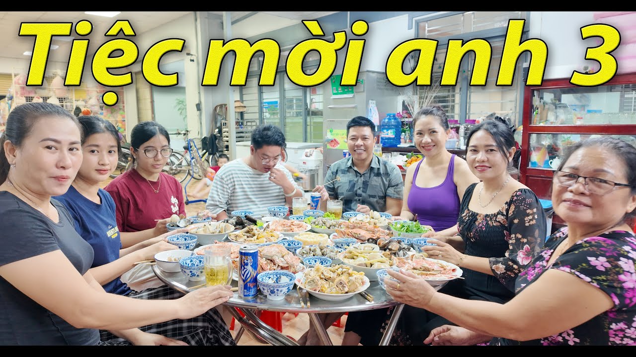 Tiệc hải sản đ&atilde;i anh Bảo [Nam Việt]