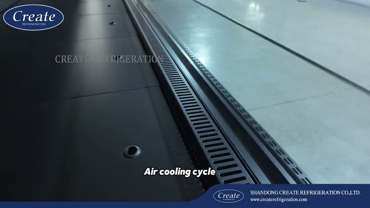 Create double layer meat showcase 