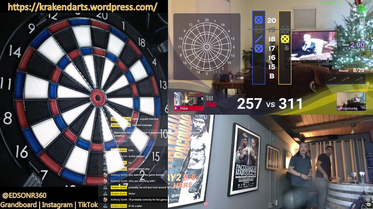 Granboard & Dartslive Home Stream - 12/29/23