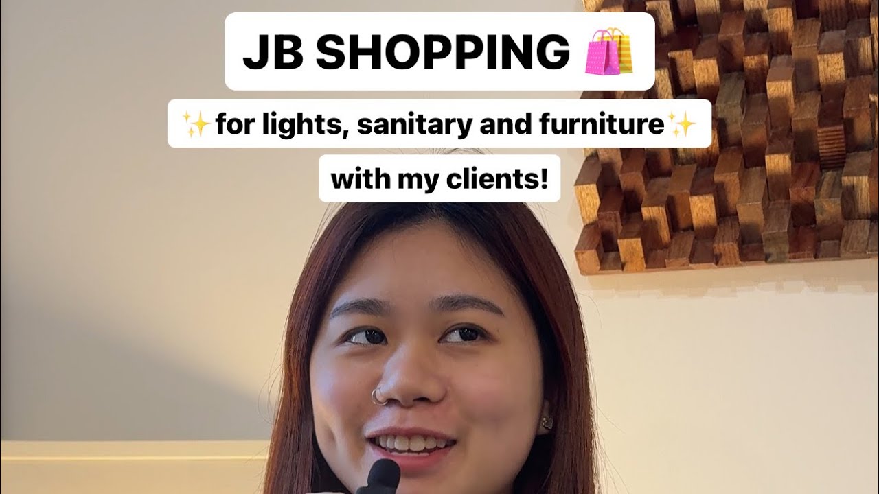JB Shopping for lights, sanitary ware and furniture with my clients! ✨