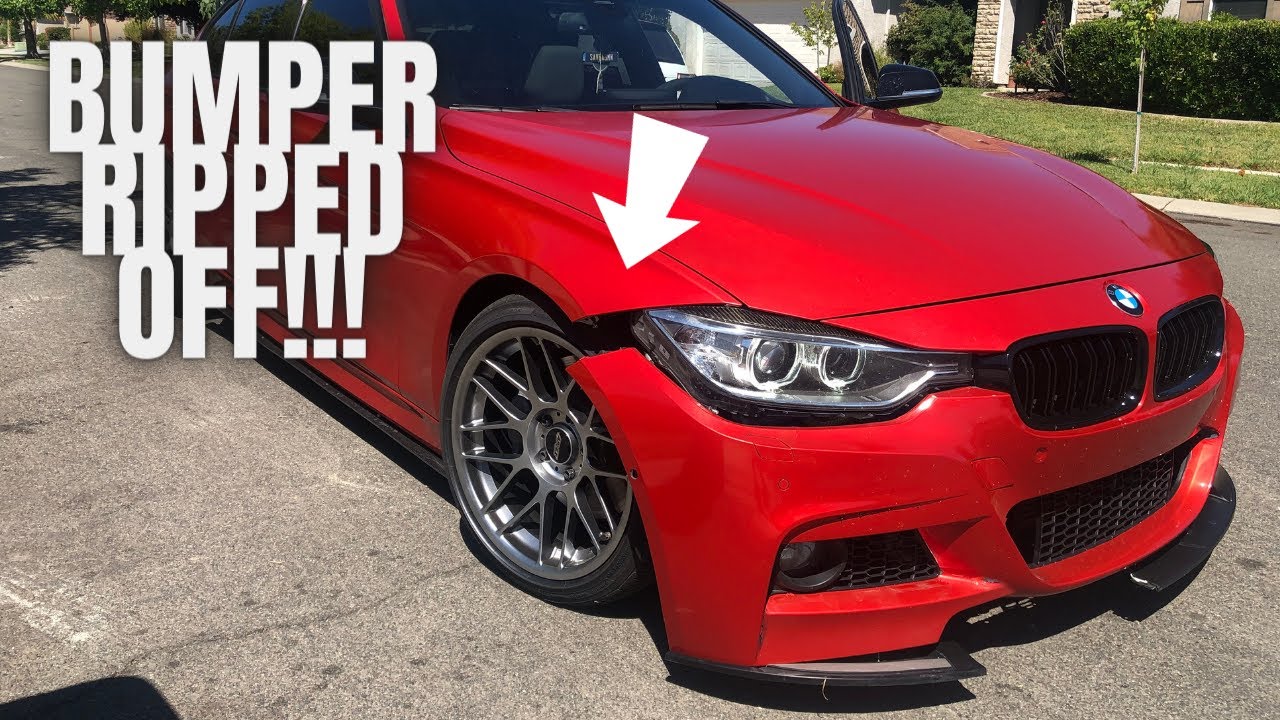 MY BUMPER RIPPED OFF! (BMW F30 335I)