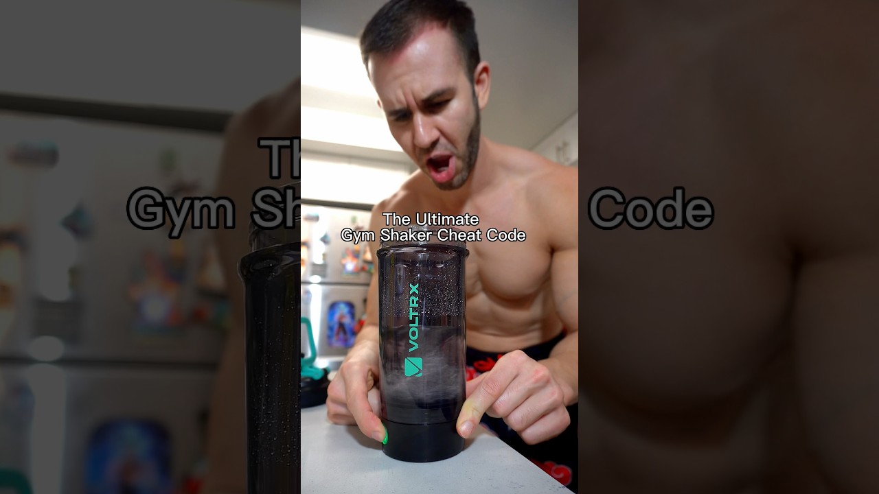 The ULTIMATE Gym Shaker?!  Voltrx&rdquo; GALLIUM Electric Shaker Bottle #proteinshake #gymmeme #gymbro