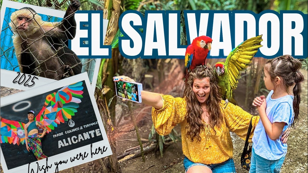 EL SALVADOR is AMAZING 🇸🇻 Hot Springs & Monkeys?! | Hotel Alicante #elsalvador