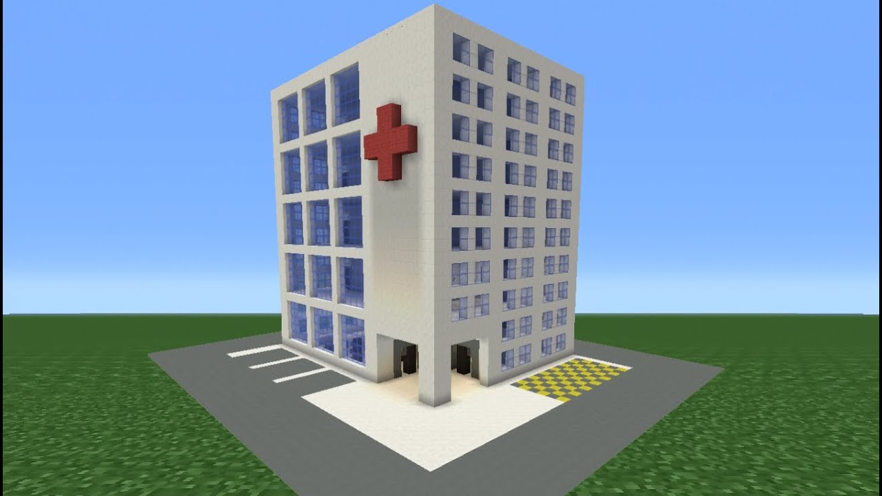 Minecraft Tutorial: How To Make A Hospital