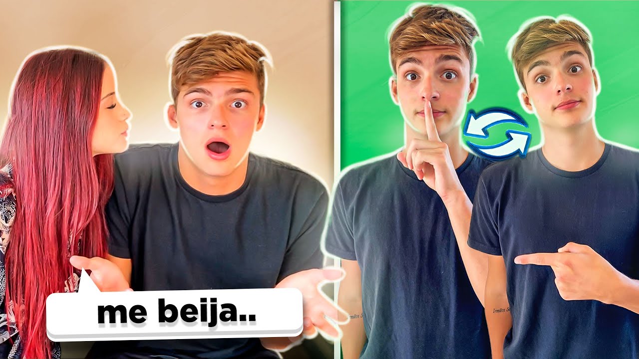 FINGI SER O VINÍCIUS E A MARIA NICOLLY TENTOU ME BEIJAR! •Irmãos Scribel•