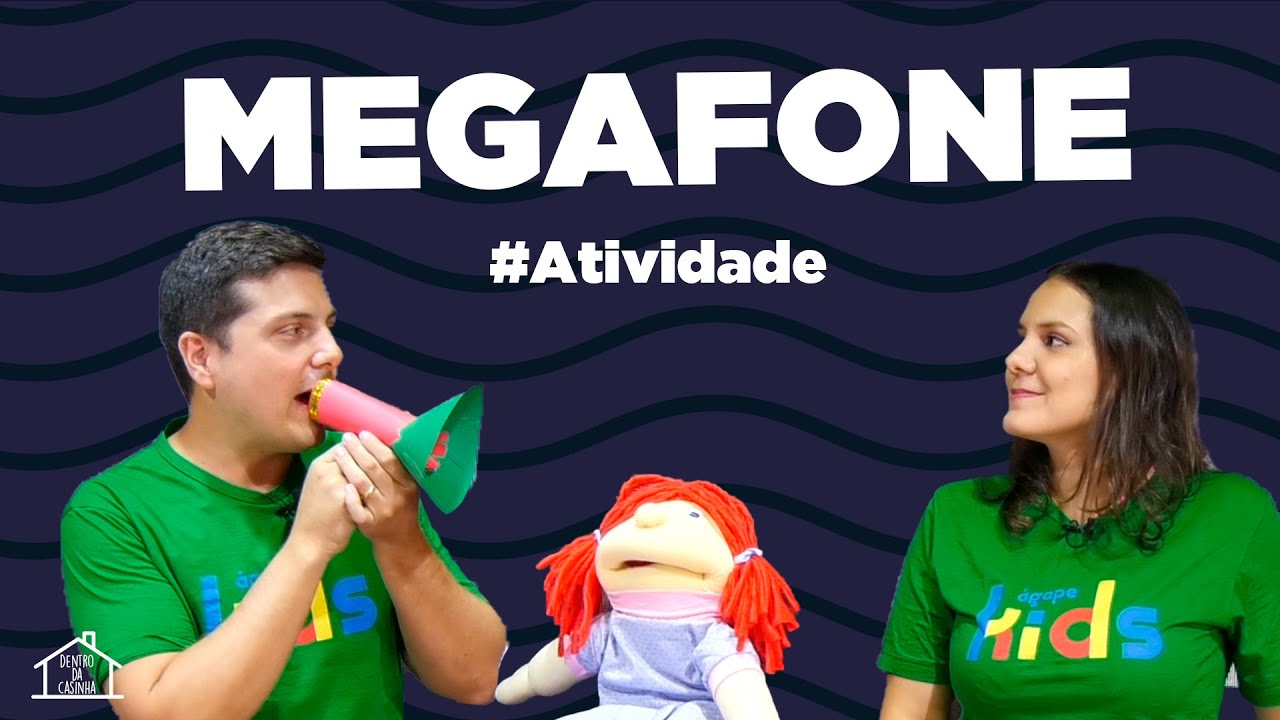 MEGAFONE DE PAPELÃO - Atividade | Dento da Casinha