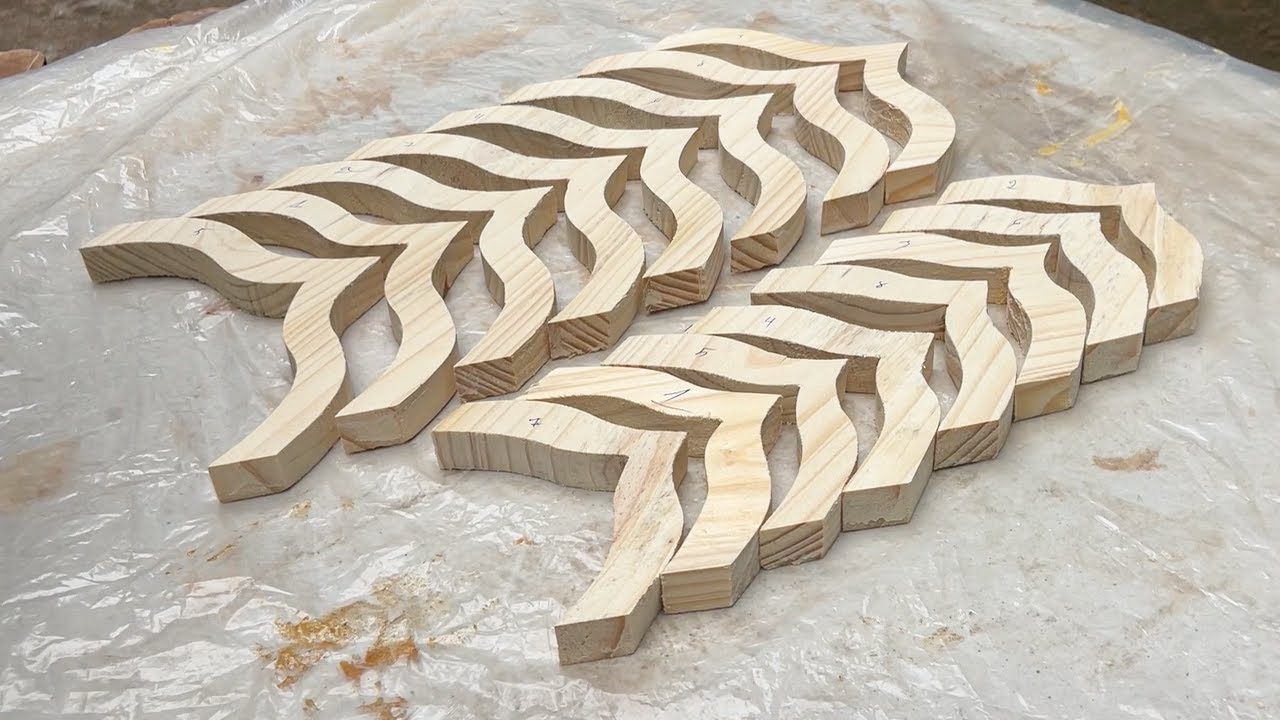 Creative Woodworking Idea : Create Beautiful Patterns To Make The Table More Attractive And Special