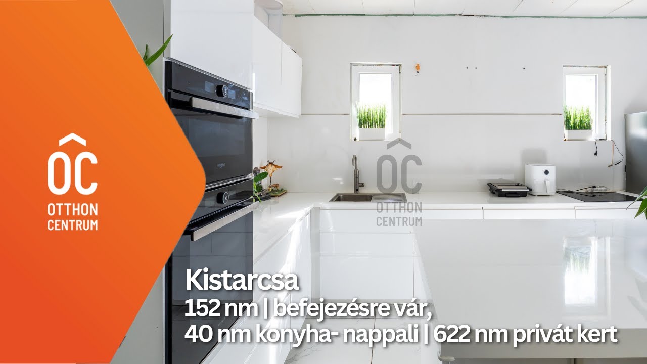 Elad&oacute; csal&aacute;di h&aacute;z - Kistarcsa - 152 nm, befejez&eacute;sre v&aacute;r, 622 nm priv&aacute;t kert