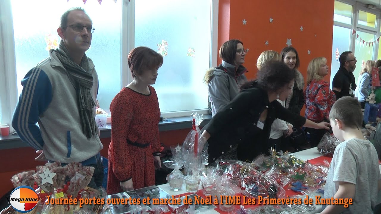 Reportage megainfos : Journée portes ouvertes et marché de Noël à l'IME Les Primevères de Knutange