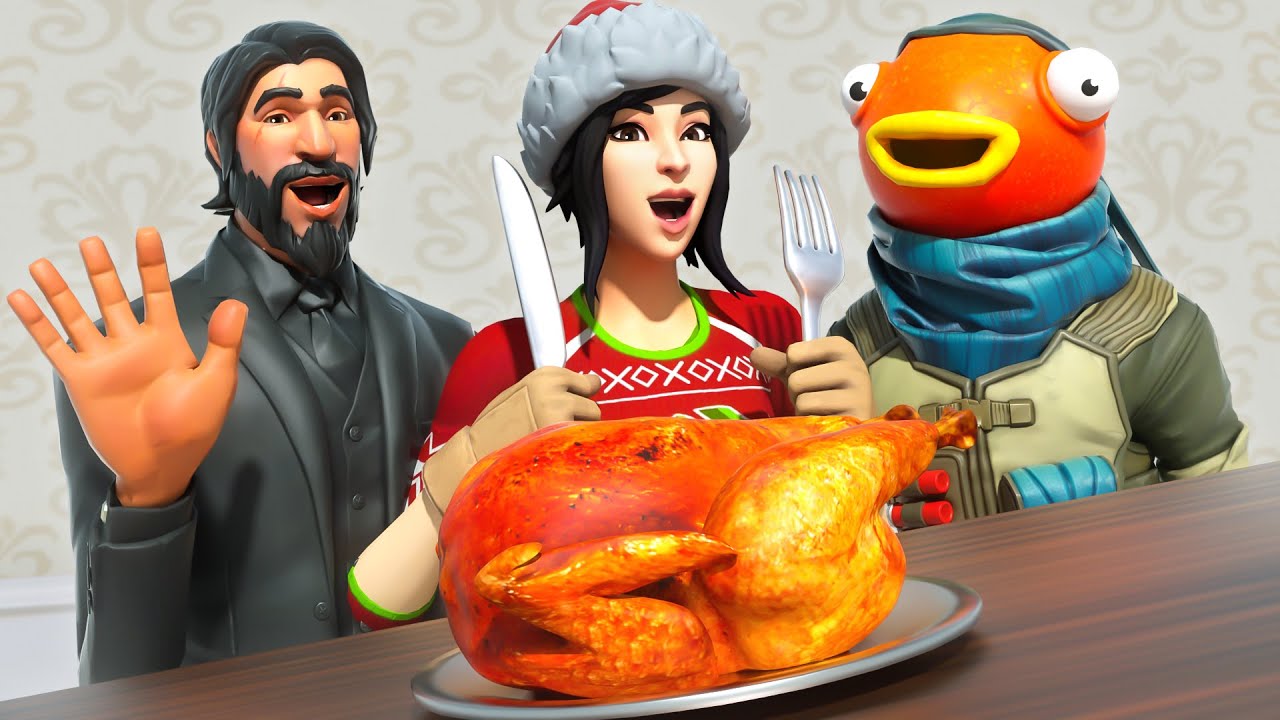Thanksgiving but it's in fortnite...