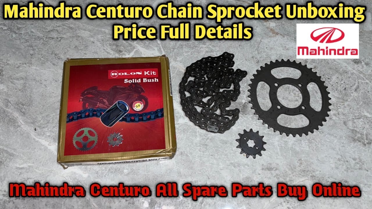 Mahindra Centuro Chain Sprocket Unboxing Price Buy Online Full Details | Mahindra Centuro Parts 