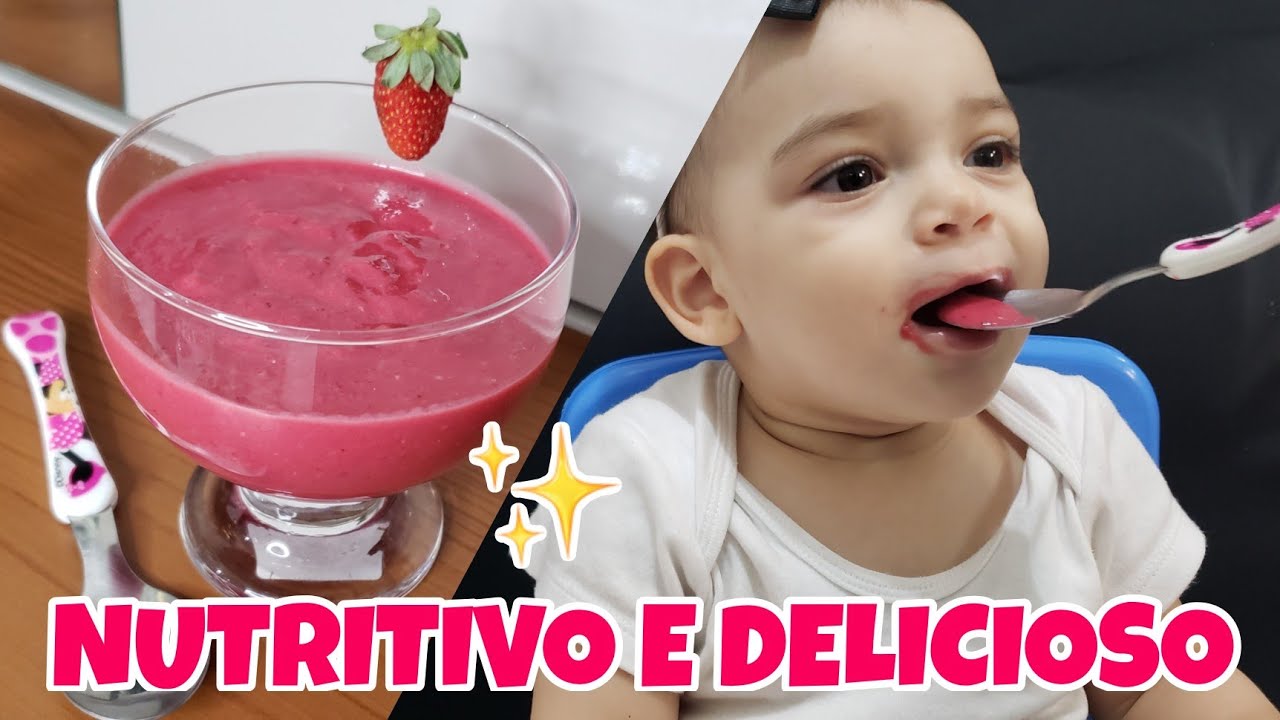 MINGAU NUTRITIVO E SABOROSO PARA BEBÊS 👶🏻🥕🍌