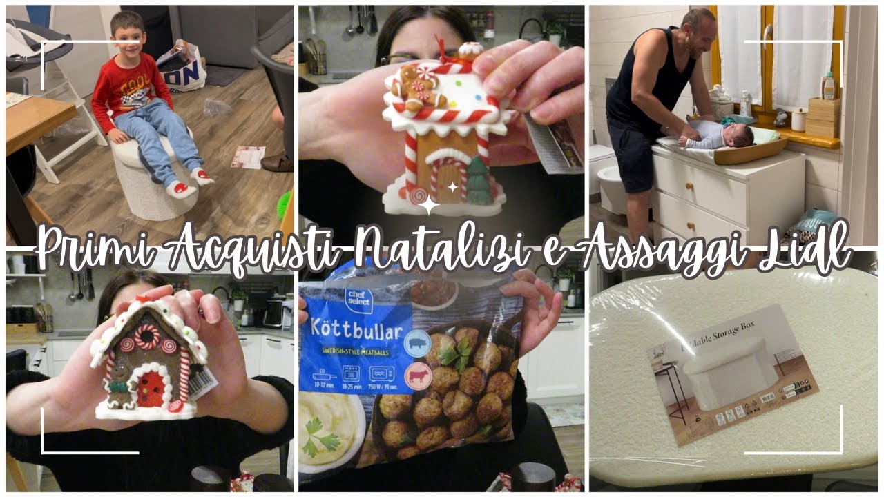 ❄️Primi Acquisti Natalizi Da Action e Assaggio Prodotti Lidl🧆