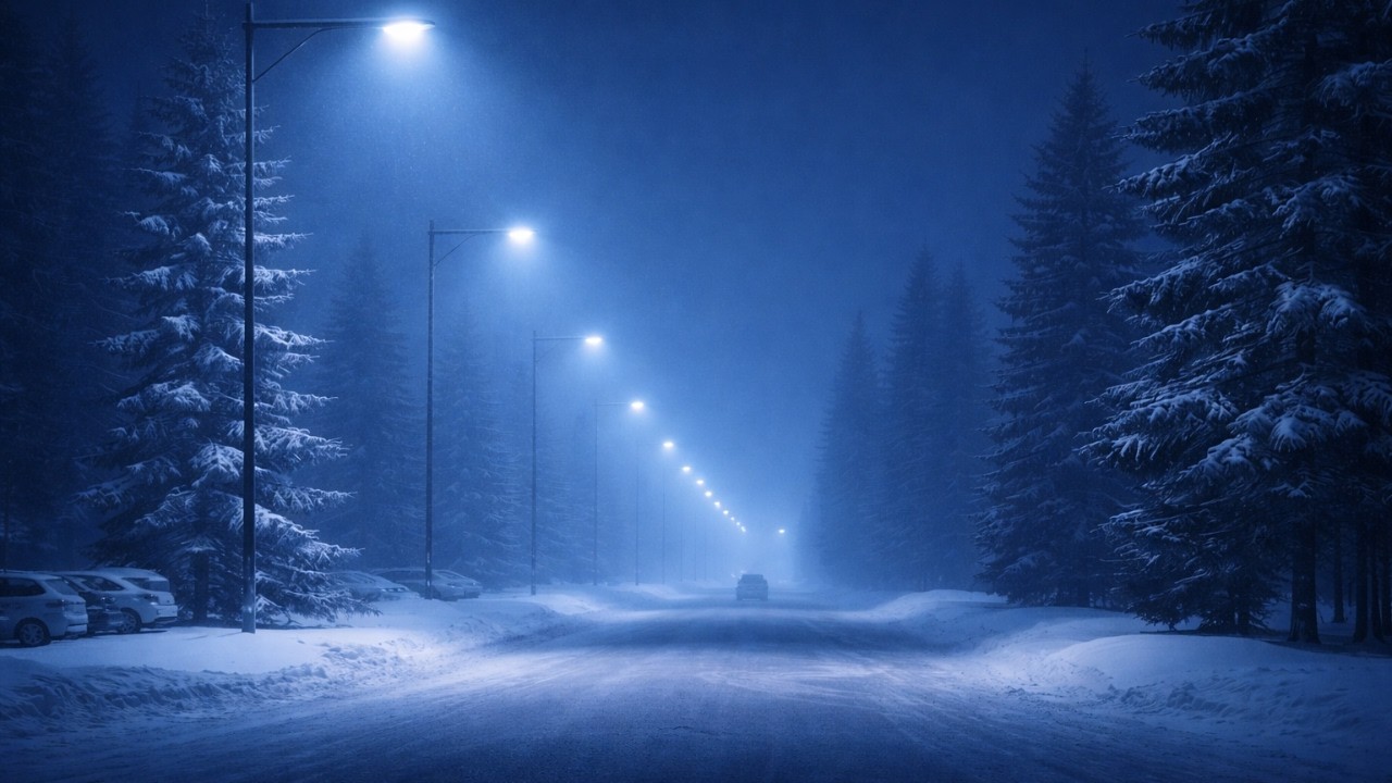 Snowfall Nights — Beatless Ambient Lo Fi for Focus & Calm