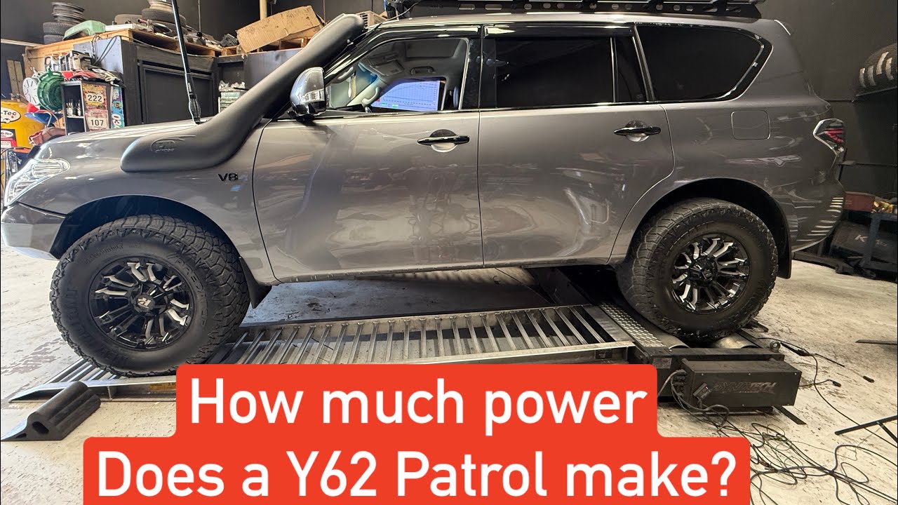 How much power does a Y62 Nissan Patrol make?