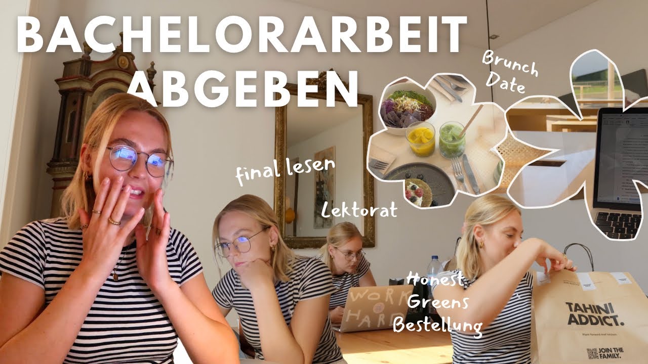 Bachelorarbeit abgeben | final lesen, Fehler finden, Lektorat, auf den Knopf drücken 