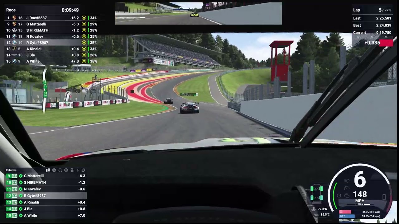 LMU - Spa Daily - 23rd to 8th - BMW M4 LMGT3
