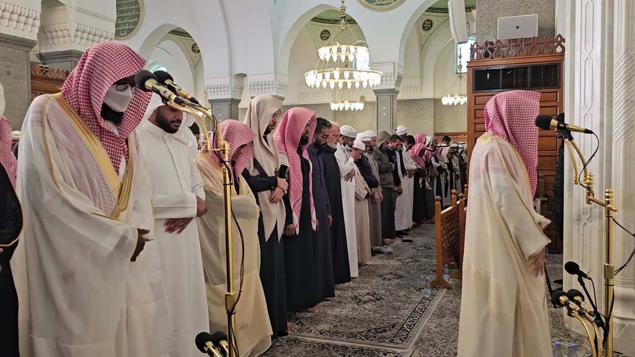 صلاة الجمعة ١-٨-١٤٤٦ هجريا# الشيخ . د #ياسر_المرعشي تبليغ الصلاة# المؤذن مبارك المولد