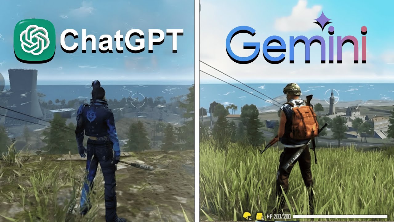 Chatgpt vs Gemini Make Free Fire From Zero