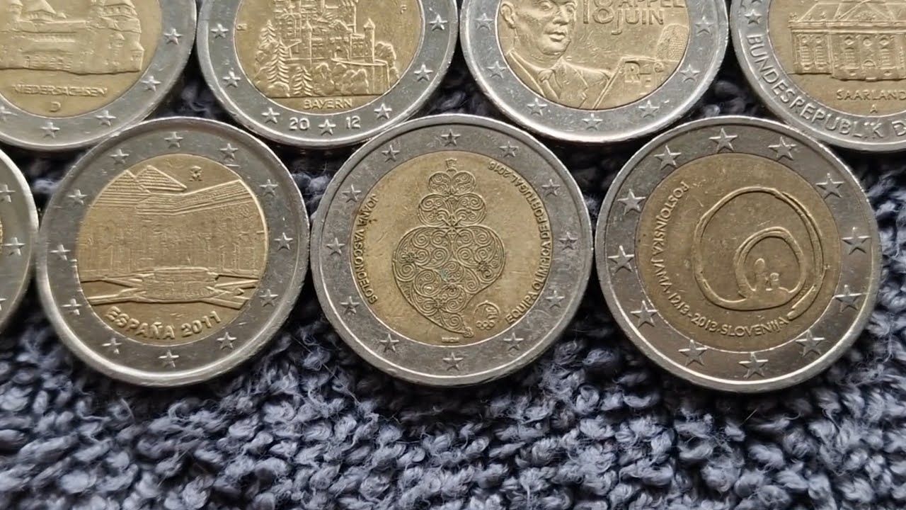 2200€ 2 euro, Commemorative & other,  Collectable coins. Rare!
