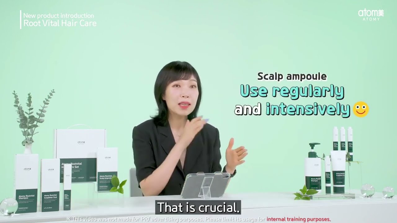 (ENG) Atomy Root Vital Hair Care Product info.
