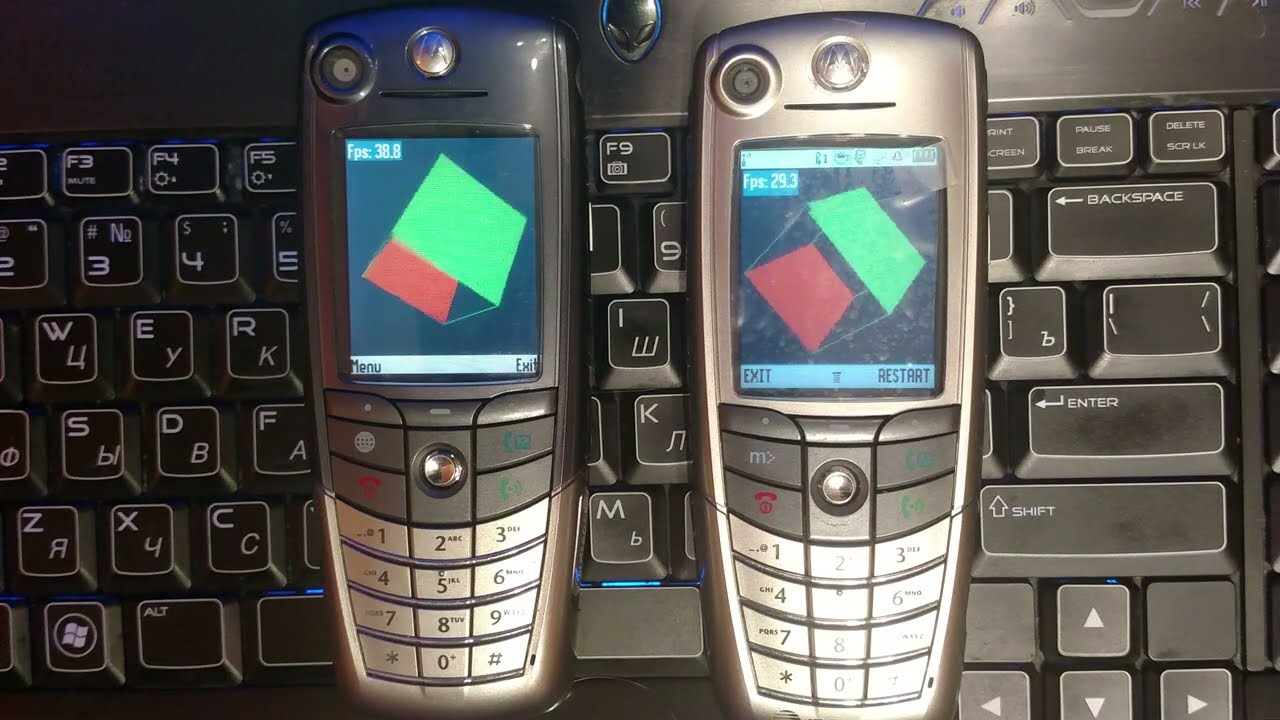 Motorola A835 и Motorola A845: сравнение производительности Java-машин от PUNK-398
