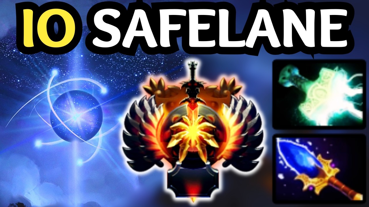🔥 8000 MMR IO Carry ?! — Insane Overcharge Damage Build | Dota 2 Gameplay 🔥