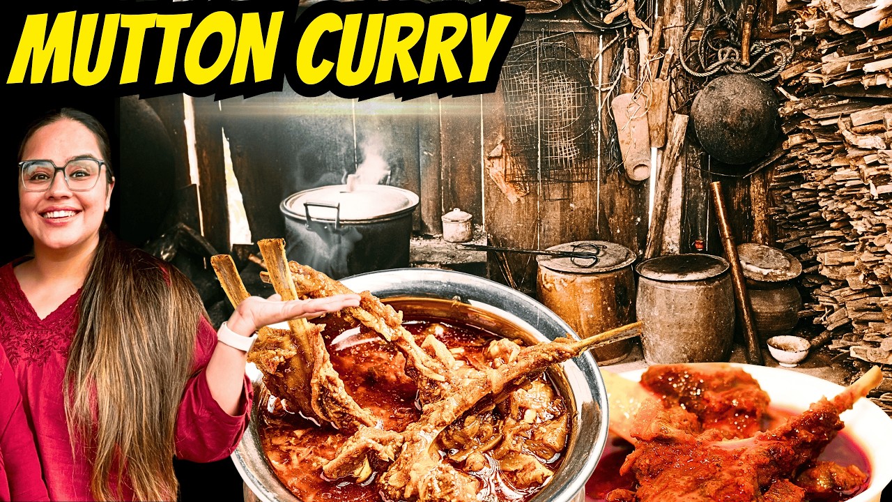 Authentic Village Style Mutton Curry 😋 | Traditional Indian Goat Curry Recipe