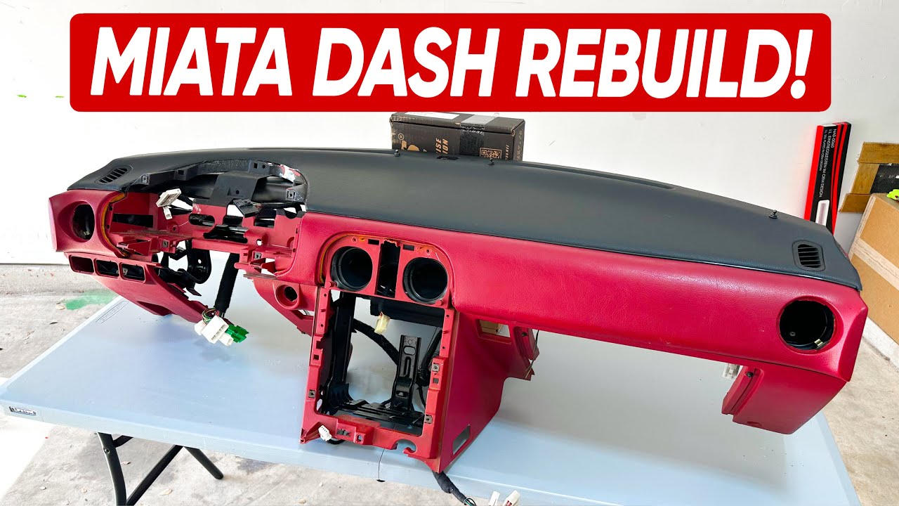 Как восстановить приборную панель Miata!