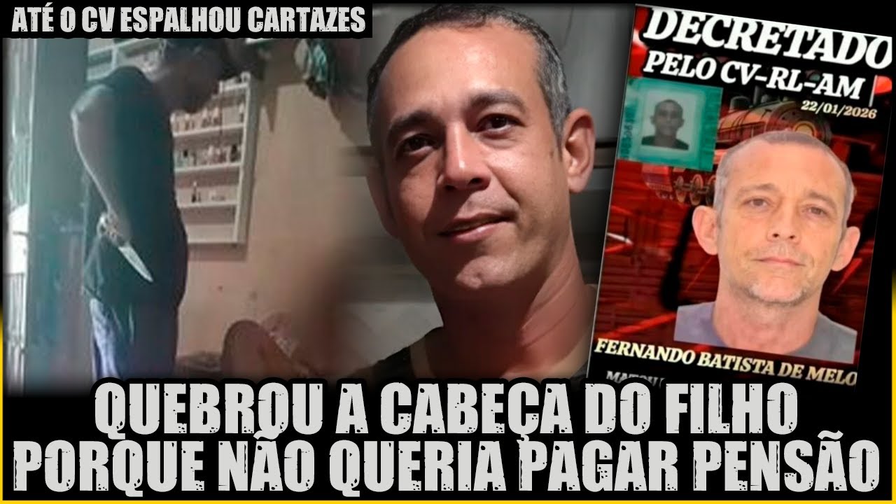 O PAI QUE M4T0U O F1LHO PRA NÃO PAGAR PENSÃO É PERSEGUIDO PELA POLÍCIA E PELO C*V*
