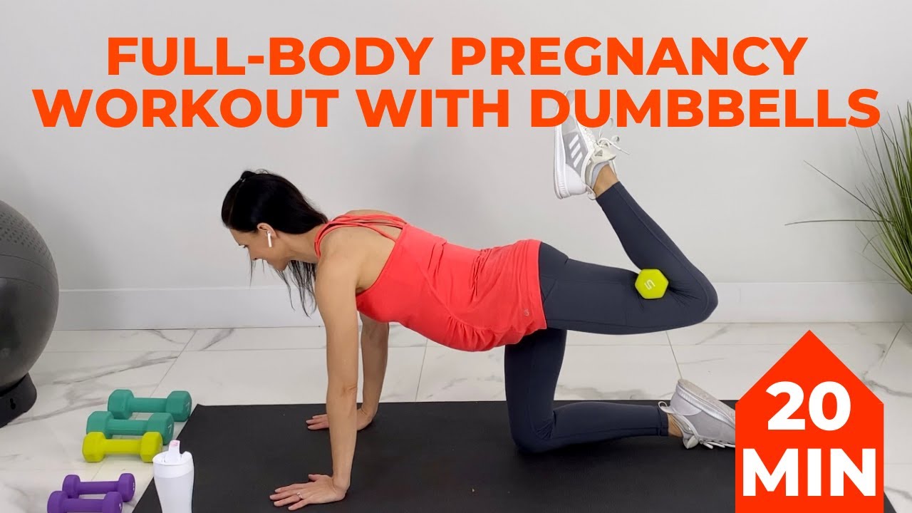 Prenatal Strength Workout | Pregnancy Workout With Weights (1st, 2nd and 3rd trimester)