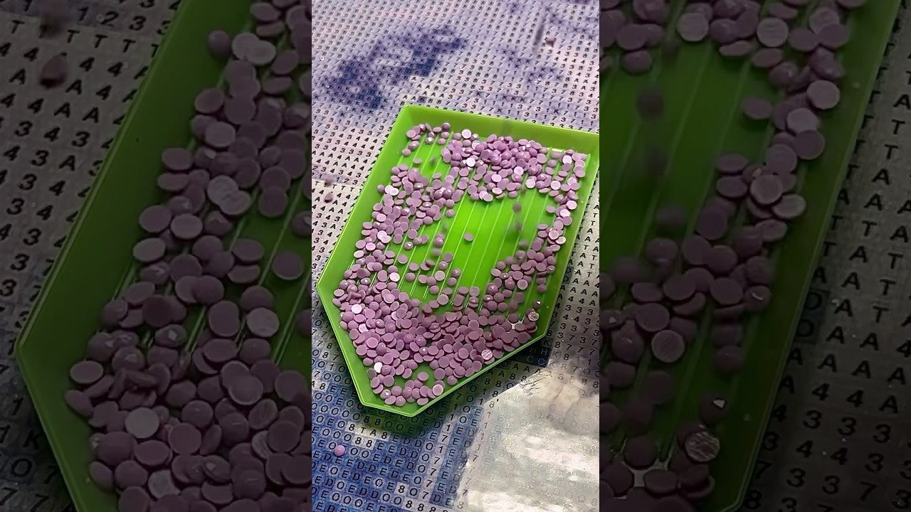 #diamondpainting #asmr #diamond #diy #artwork #flowers
