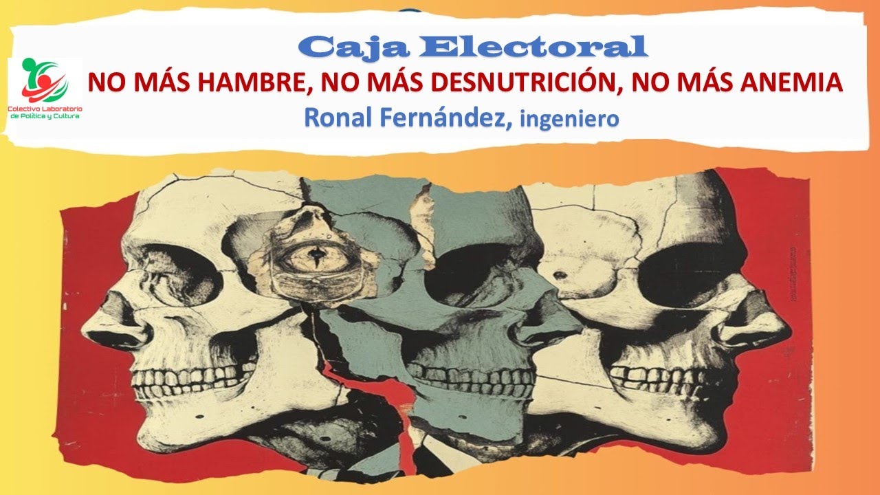 CAJA ELECTORAL: No más hambre, no más desnutrición, no más anemia. Ronald Fernández, 17, enero 2026