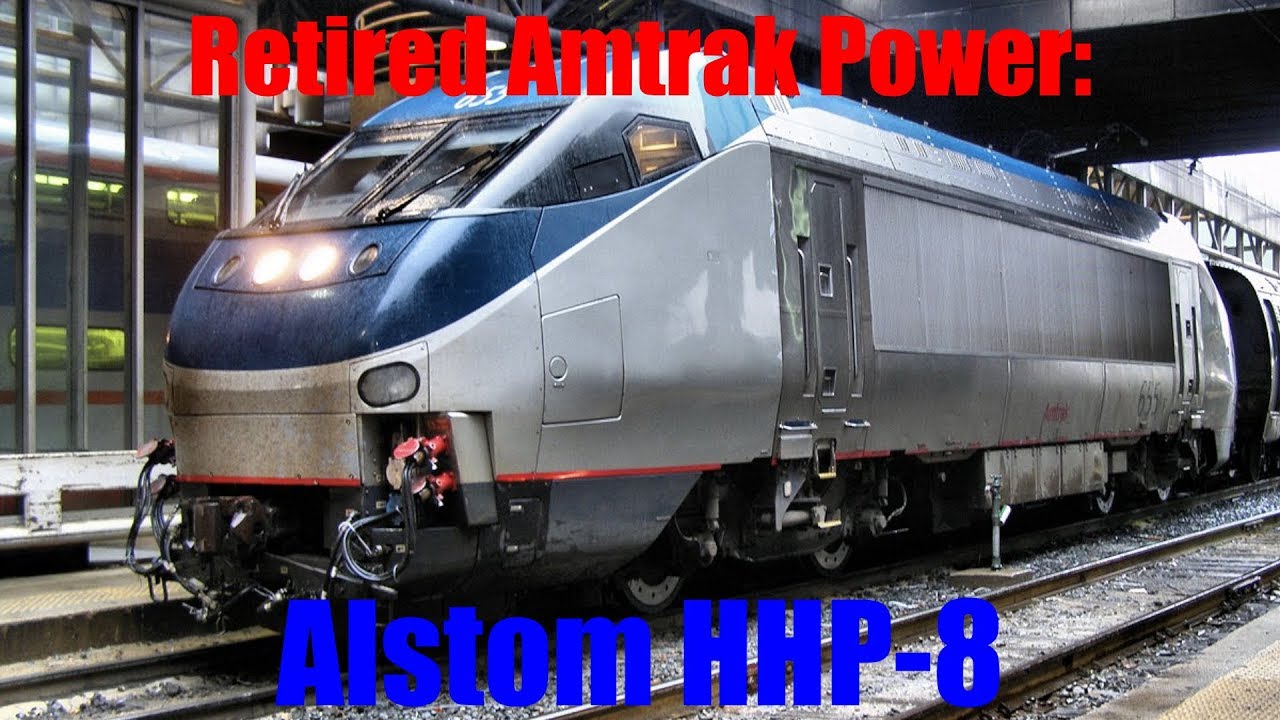 Retired Amtrak Power: Bombardier Alstom HHP-8