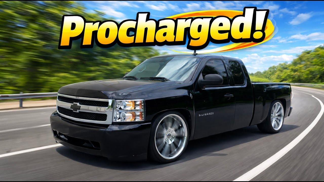 Insane Procharger Supercharged 5.3 Silverado 1500 Walkaround! 450HP Daily Driver Beast