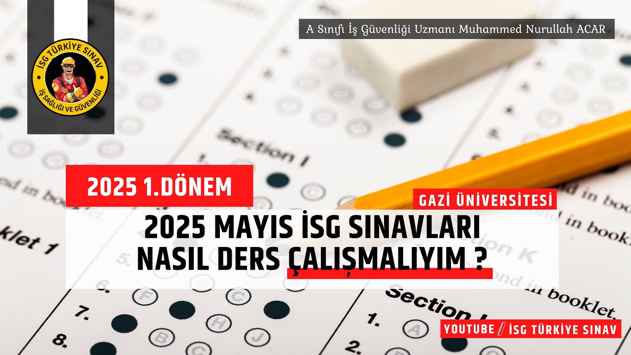 Gazi Üniversitesi İSG Sınavları-Nasıl Ders Çalışmalıyım ❓