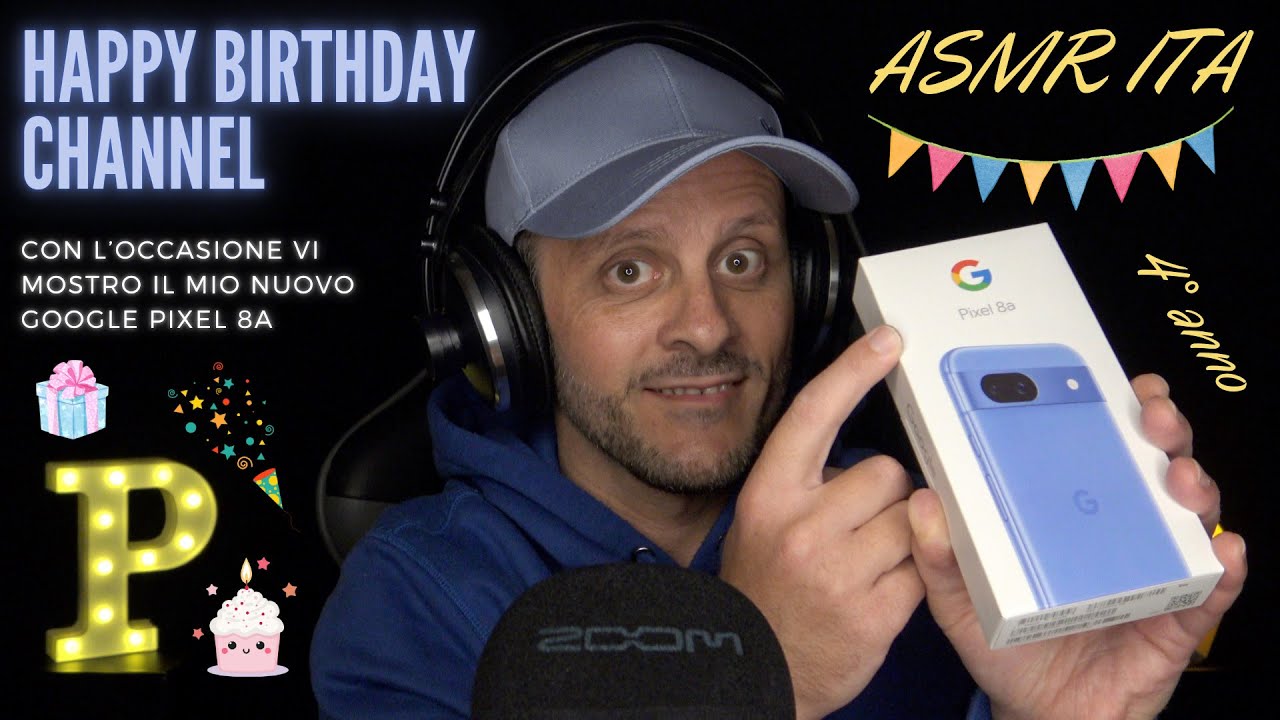 ASMR ITA | Il 4° compleanno del canale con uno speciale e RILASSANTE Unboxing | ASMR Show & Tell 📦😌💤