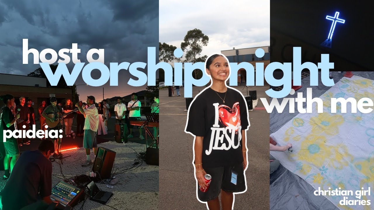 [vlog] host a WORSHIP NIGHT with me: paideia | Christian girl diaries