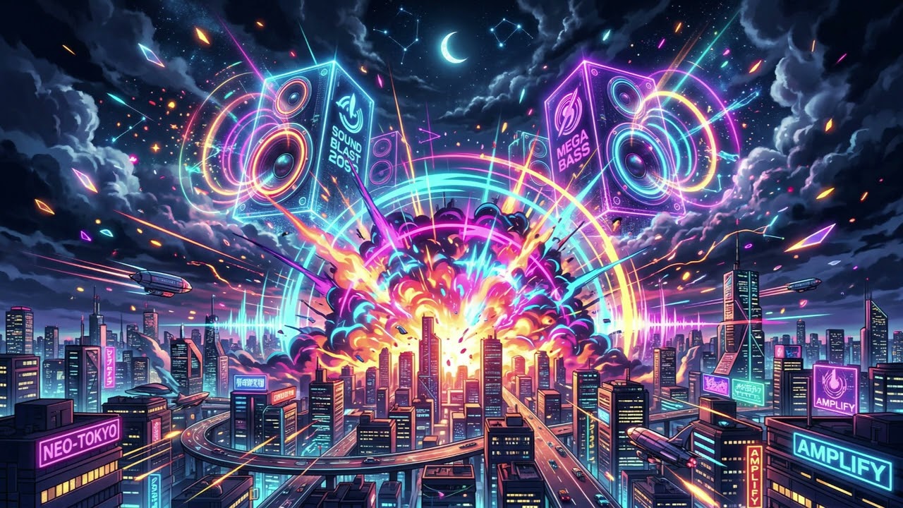 Neon Soundwave – Future City EDM