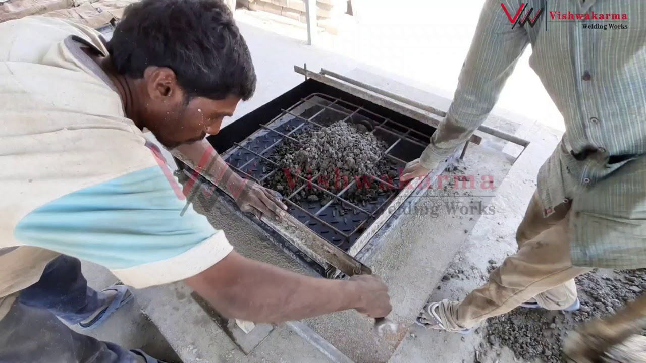 How To Make Precast Manhole Cover#Precast manhole cover mould#Precast Manhole Cover Wracking Process