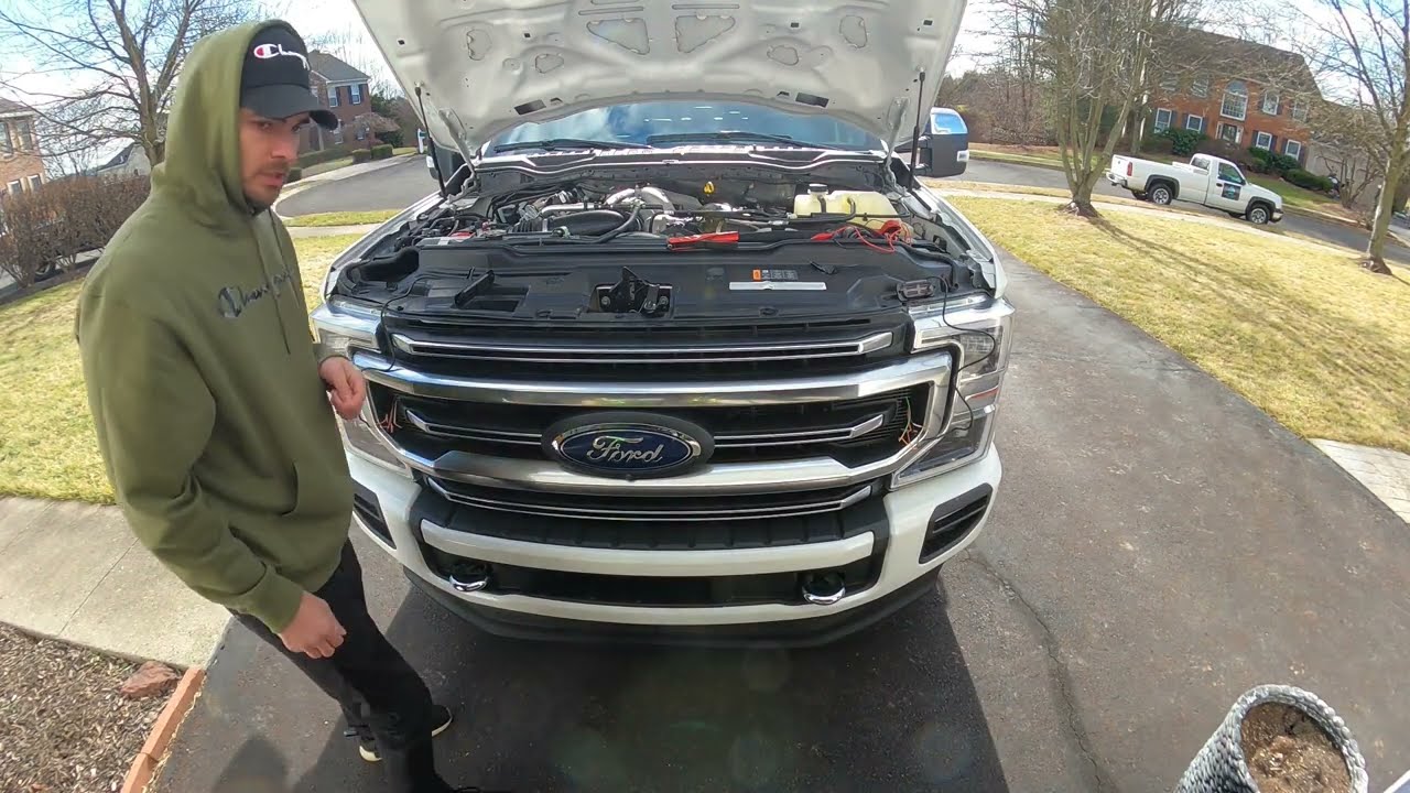 Installing Strobe Lights On my 2022 F250 Platinum